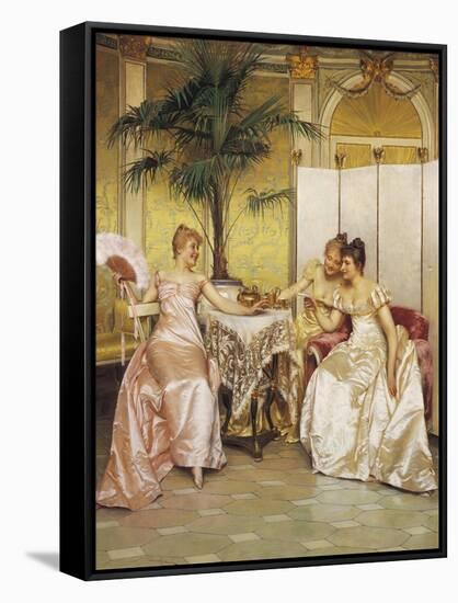 The Love Letter-Joseph Frederic Soulacroix-Framed Stretched Canvas