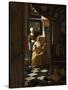 The Love Letter-Johannes Vermeer-Stretched Canvas