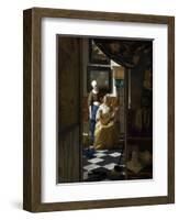 The Love Letter-Johannes Vermeer-Framed Giclee Print