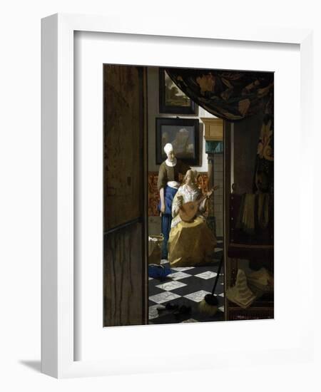 The Love Letter-Johannes Vermeer-Framed Giclee Print