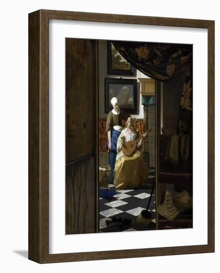 The Love Letter-Johannes Vermeer-Framed Giclee Print