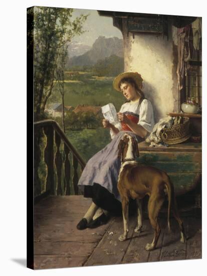 The Love Letter-Theodore Gerard-Stretched Canvas