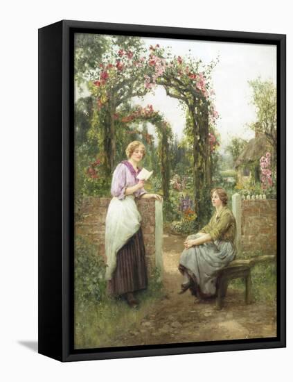 The Love Letter-Henry John Yeend King-Framed Stretched Canvas