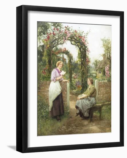 The Love Letter-Henry John Yeend King-Framed Giclee Print