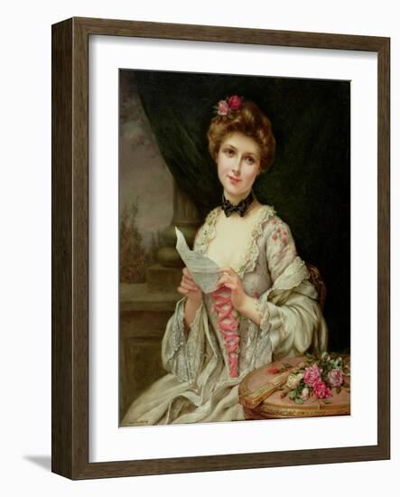 The Love Letter-Francois Martin-kavel-Framed Giclee Print