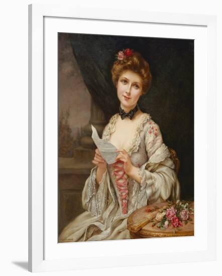 The Love Letter-Francois Martin-kavel-Framed Giclee Print