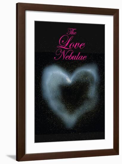 The Love Nebulae-null-Framed Art Print