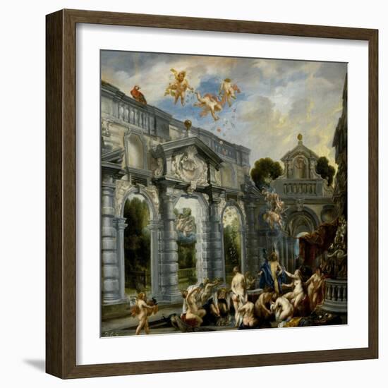 The Love of Cupid and Psyche, Ca. 1630-Jacob Jordaens-Framed Giclee Print