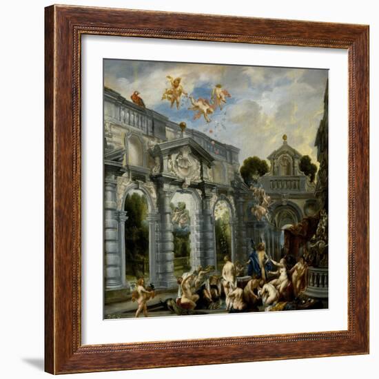 The Love of Cupid and Psyche, Ca. 1630-Jacob Jordaens-Framed Giclee Print