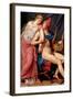 The Love of Helen and Paris-Jacques-Louis David-Framed Art Print