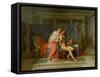 The Love of Paris and Helen-Jacques-Louis David-Framed Stretched Canvas