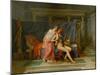 The Love of Paris and Helen-Jacques-Louis David-Mounted Giclee Print
