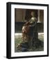 The Love of the Poet, Sordello and Cunizza, 1864-Federico Faruffini-Framed Giclee Print