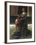 The Love of the Poet, Sordello and Cunizza, 1864-Federico Faruffini-Framed Giclee Print