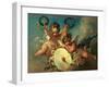 The Love Target, 1758-Francois Boucher-Framed Giclee Print