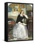 The Love Token-Frederick Walker-Framed Stretched Canvas