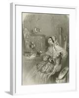 The Lover of Shakespeare-null-Framed Giclee Print
