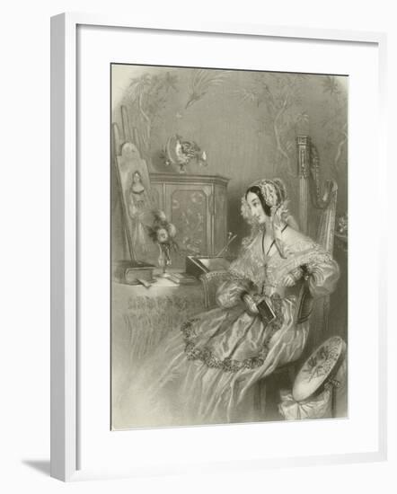 The Lover of Shakespeare-null-Framed Giclee Print