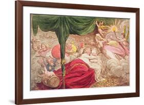 The Lover's Dream, 24th January 1795-James Gillray-Framed Giclee Print