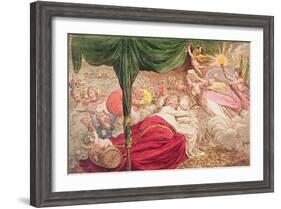 The Lover's Dream, 24th January 1795-James Gillray-Framed Giclee Print