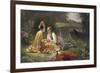 The Lover's Picnic-Auguste Hadamard-Framed Giclee Print