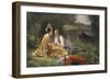 The Lover's Picnic-Auguste Hadamard-Framed Giclee Print