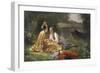 The Lover's Picnic-Auguste Hadamard-Framed Premium Giclee Print