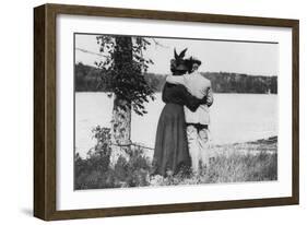 The Lover's Retreat-null-Framed Art Print