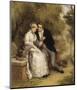 The Lover's Seat: Shelley and Mary Godwin-William Powell Frith-Mounted Premium Giclee Print