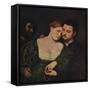 'The Lovers', 1525-1530 (c1940)-Paris Bordone-Framed Stretched Canvas