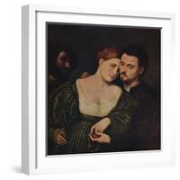 'The Lovers', 1525-1530 (c1940)-Paris Bordone-Framed Giclee Print