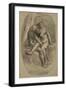 The Lovers, 1846-50-Jean-Francois Millet-Framed Giclee Print