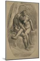 The Lovers, 1846-50-Jean-Francois Millet-Mounted Giclee Print