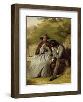 The Lovers, 1855-William Powell Frith-Framed Giclee Print