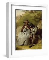 The Lovers, 1855-William Powell Frith-Framed Giclee Print