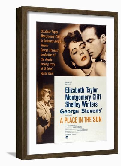 The Lovers, 1951, "A Place In the Sun" Directed by George Stevens-null-Framed Giclee Print