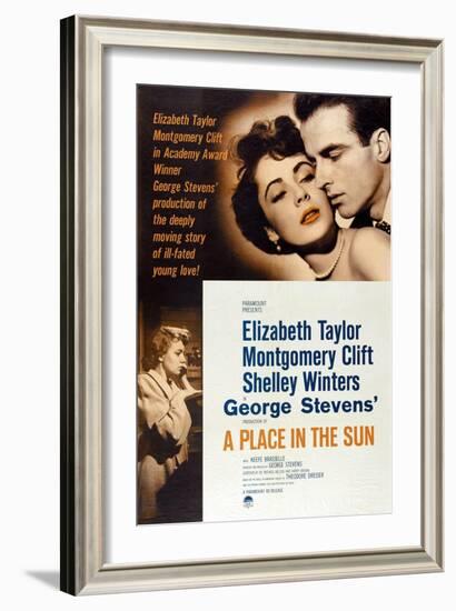 The Lovers, 1951, "A Place In the Sun" Directed by George Stevens-null-Framed Giclee Print