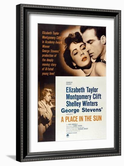 The Lovers, 1951, "A Place In the Sun" Directed by George Stevens-null-Framed Giclee Print
