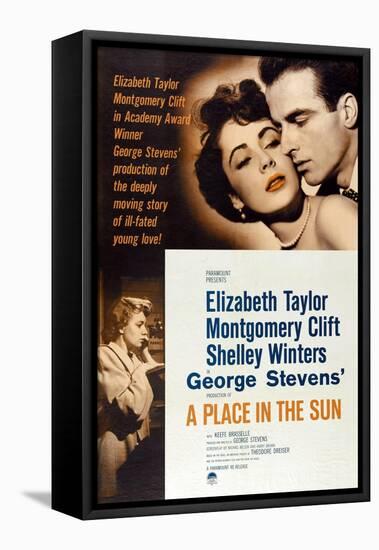 The Lovers, 1951, "A Place In the Sun" Directed by George Stevens-null-Framed Stretched Canvas