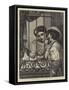 The Lovers, a Cuban Street Scene-null-Framed Stretched Canvas