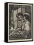 The Lovers, a Cuban Street Scene-null-Framed Stretched Canvas