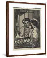 The Lovers, a Cuban Street Scene-null-Framed Giclee Print