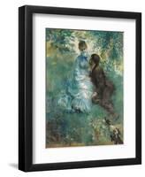 The Lovers, c1875-Pierre-Auguste Renoir-Framed Premium Giclee Print