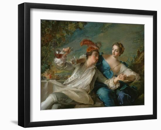 The Lovers (Chivalric Scene), 1744-Jean-Marc Nattier-Framed Giclee Print