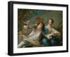 The Lovers (Chivalric Scene), 1744-Jean-Marc Nattier-Framed Giclee Print