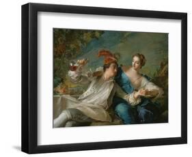 The Lovers (Chivalric Scene), 1744-Jean-Marc Nattier-Framed Giclee Print