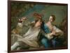 The Lovers (Chivalric Scene), 1744-Jean-Marc Nattier-Framed Giclee Print