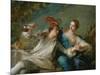 The Lovers (Chivalric Scene), 1744-Jean-Marc Nattier-Mounted Giclee Print