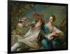 The Lovers (Chivalric Scene), 1744-Jean-Marc Nattier-Framed Giclee Print