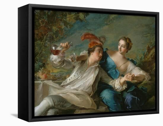 The Lovers (Chivalric Scene), 1744-Jean-Marc Nattier-Framed Stretched Canvas